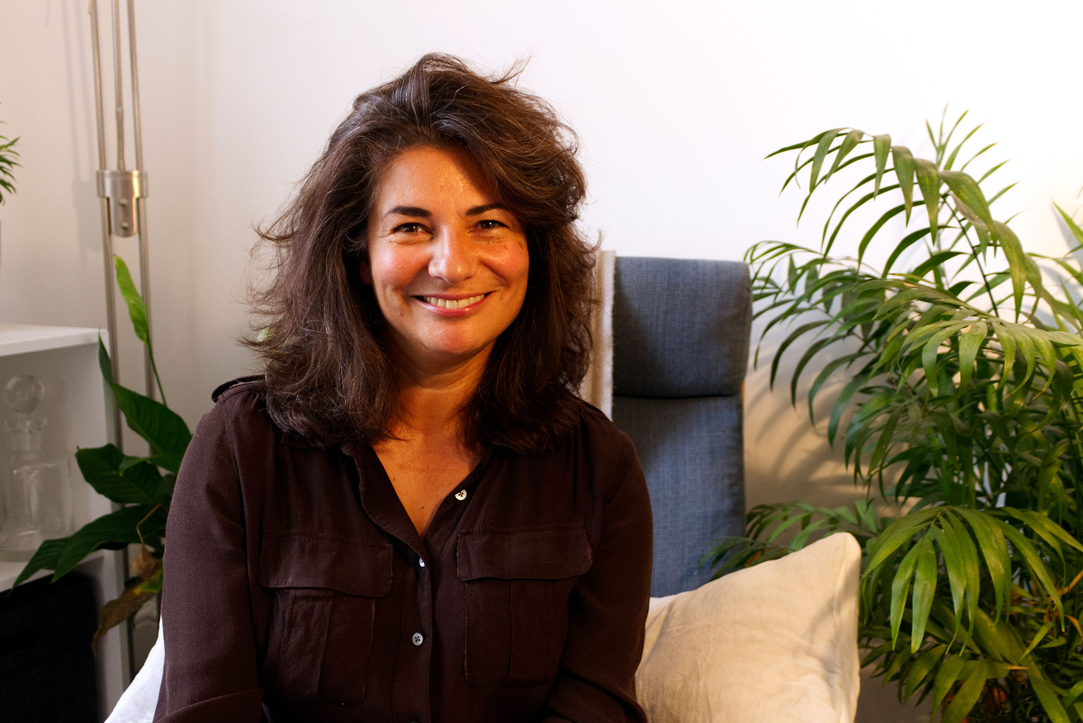 Natasha in therapy room in Kingston